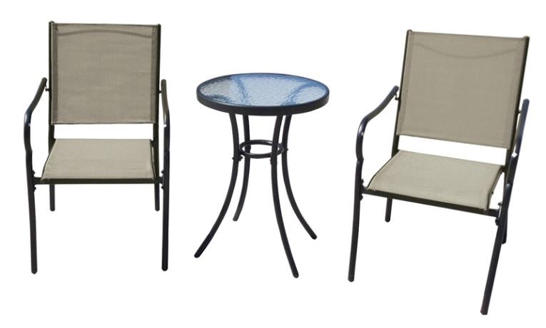 Seasonal Trends Products Patio Bistro Set 3pc Poplar