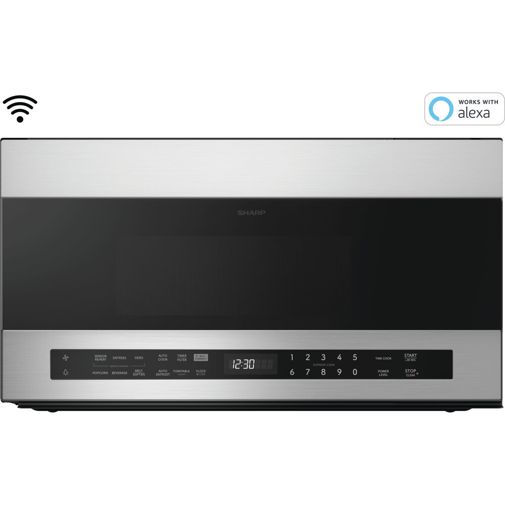 30" / 1.9 CF Smart Over-the-Range Microwave Oven