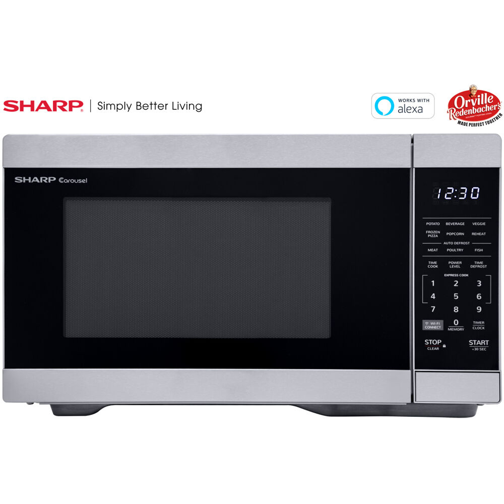 1.1 CF Smart Countertop Microwave Oven, Orville Redenbacher's Certified