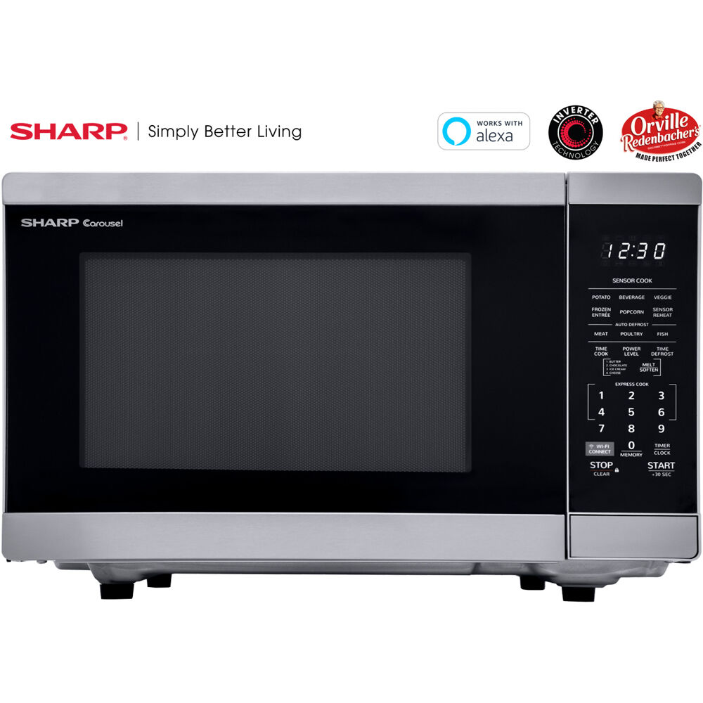 1.4 CF Smart Countertop Microwave Oven, Orville Redenbacher's Certified