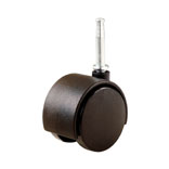 9402 1-5/8 Black Twin Wheel Caster-St