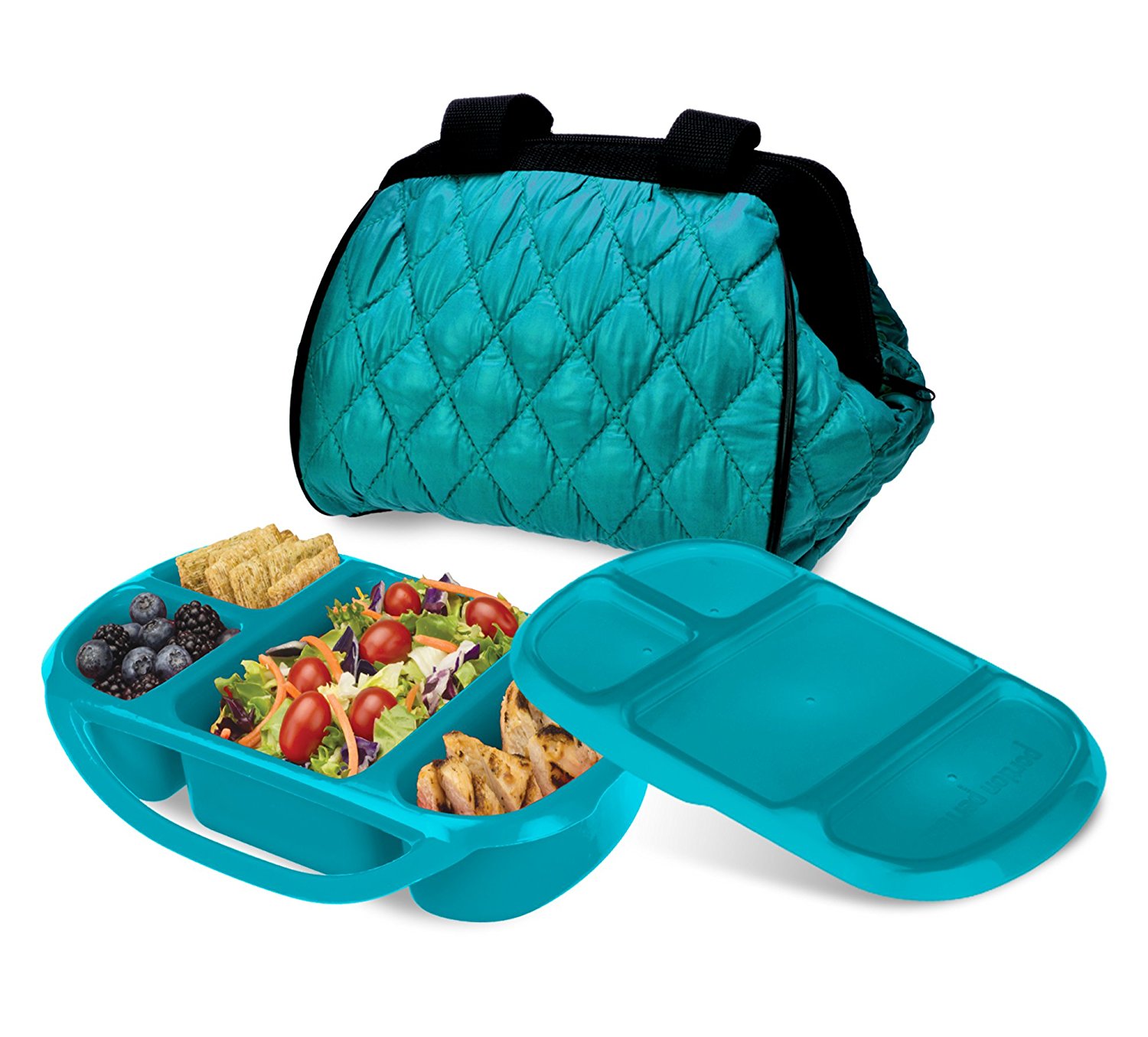 Smart Planet PP1PBST Turqoise Portion Perfect Puffer Bag Set