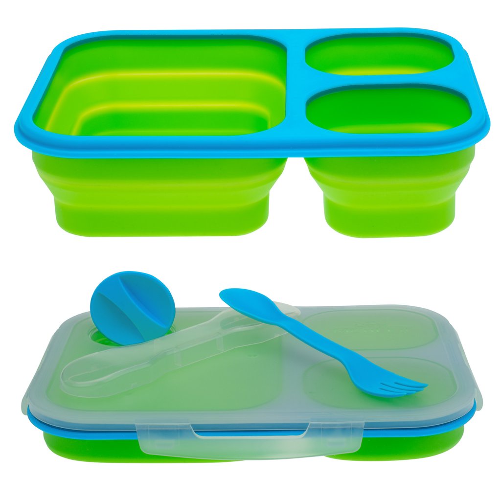 Smart Planet EC34L Blue Green Meal Kit Collapsible Eco Large