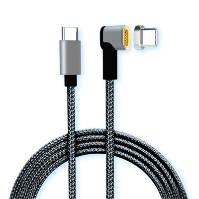 USB C MagTech Charging Cable Gray