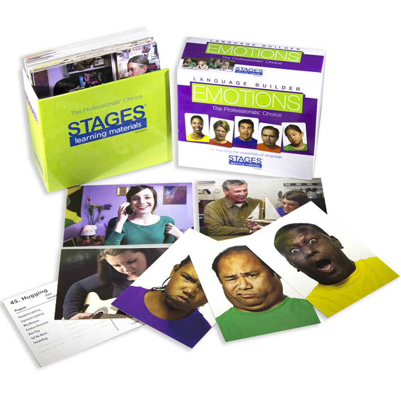 Language Builder Emotion Card Set, Pack of 80
