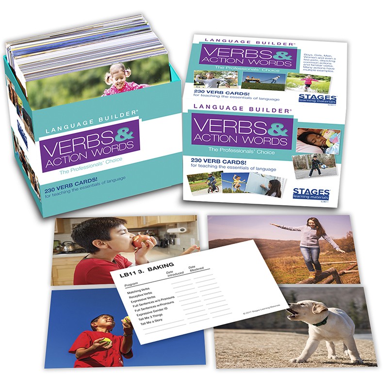 Language Builder Picture Cards, Verbs
