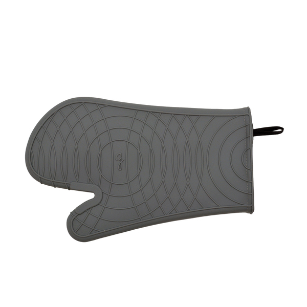 12IN SILCN OVEN MITT GRY