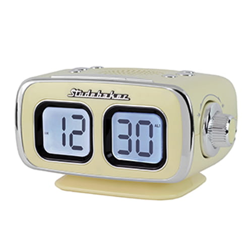 Studebaker SB3500CR Cream Roommate Bluetooth Clock Radio