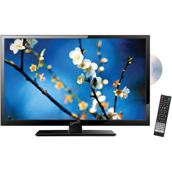 Supersonic SC-2212 22" 1080p LED TV/DVD Combination, AC/DC Compatible with RV/Boat