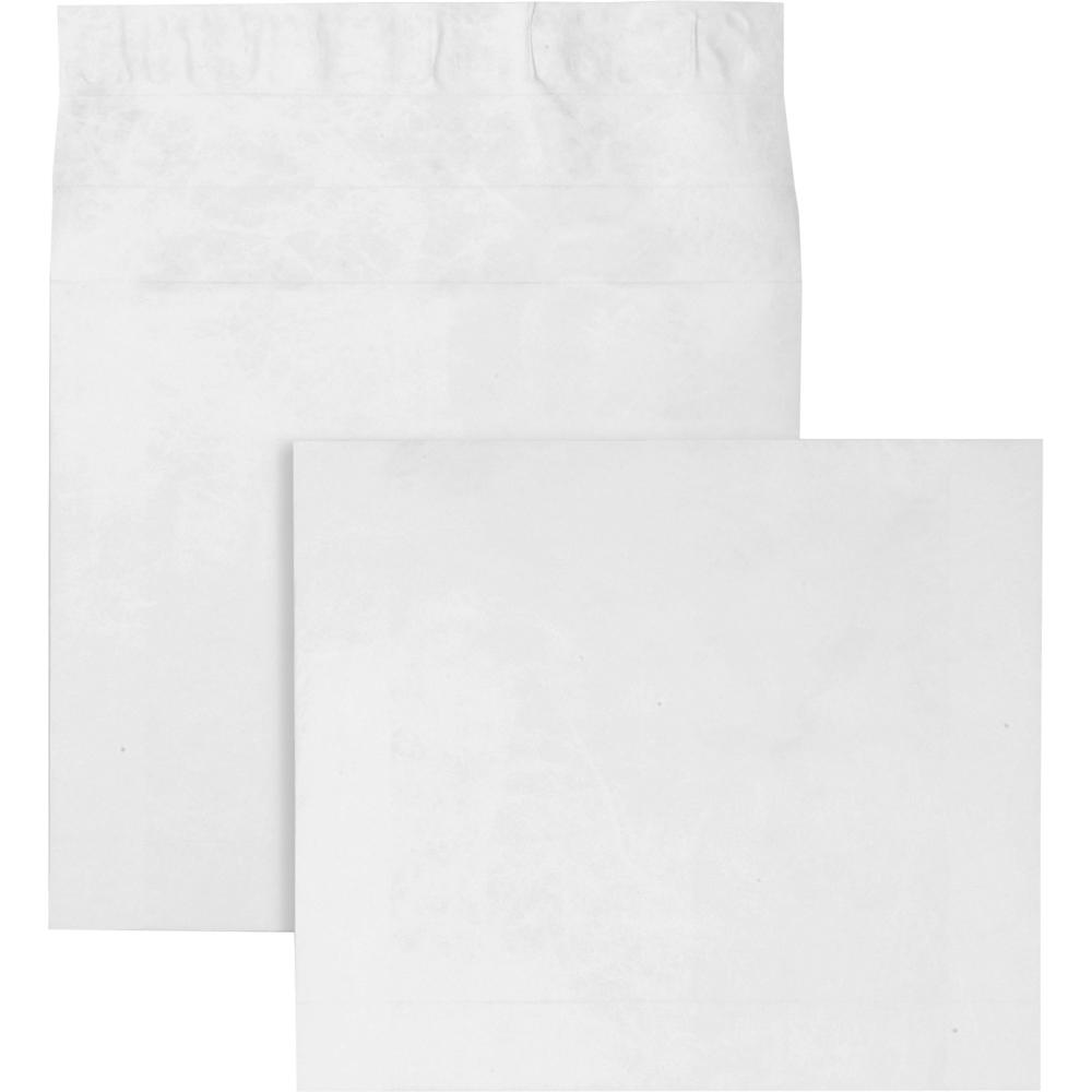 Quality Park Tyvek Heavyweight Expansion Envelopes - Expansion - 10" Width x 15" Length - 2" Gusset - 18 lb - Self-sealing - Tyv