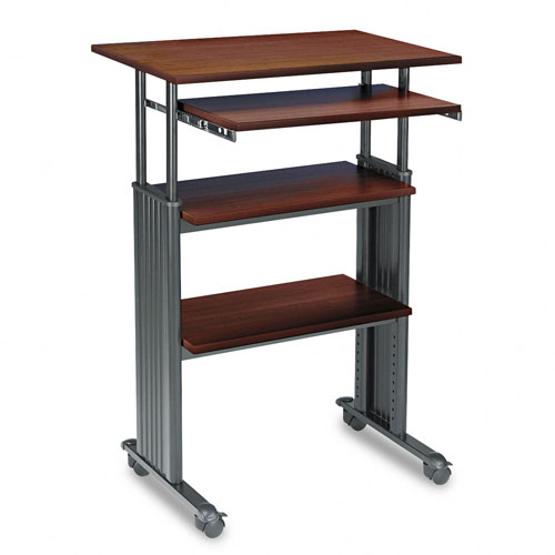 Safco Muv Stand-up Adjustable Height Desk - Rectangle Top - Assembly Required - Steel