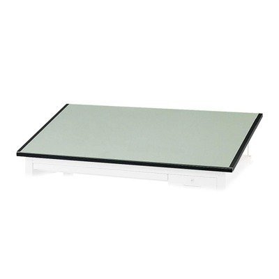 Safco Precision Drafting Table Top - Green Rectangle, Melamine Top - Enamel Base - 37.50" Table Top Length x 60" Table Top Width