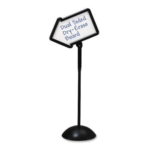 Safco Write Way Dual-sided Directional Sign - 1 Each - 18" Width x 64.3" Height - Arrow Shape - Both Sides Display, Magnetic, Du