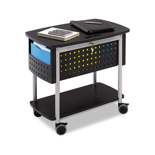 Safco Scoot Mobile File Cart - 200 lb Capacity - 4 Casters - 3" Caster Size - Steel - x 29.8" Width x 18.8" Depth x 27" Height -