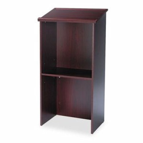 Safco Stand Up Lectern - Rectangle Top - 15.75" Table Top Length x 23" Table Top Width - 46" Height - Assembly Required - Lamina