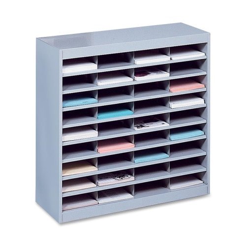 Safco E-Z Stor Steel Literature Organizers - 750 x Sheet - 36 Compartment(s) - Compartment Size 3" x 9" x 12.25" - 36.5" Height 