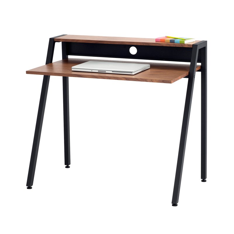 Safco Writing Desk - Rectangle Top - 37.75" Table Top Width x 22.75" Table Top Depth - 34.25" Height - Assembly Required - Natur