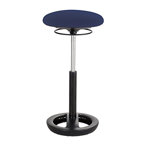 Twixt Extended-Height Ergonomic Chair, Supports up to 250 lbs., Blue Seat/Blue Back, Black Base