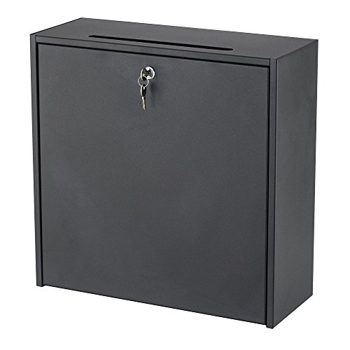 Safco 12 x 12" Wall-Mounted Inter-department Mailbox with Lock - External Dimensions: 12" Width x 12" Height - 2.92 gal - Media 