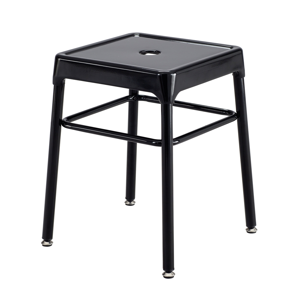 Safco Steel Guest Stool Black