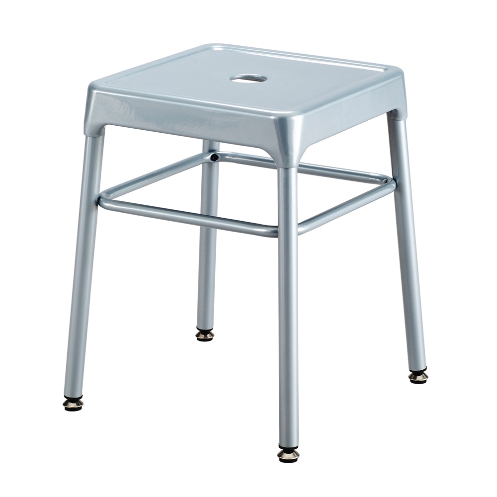 Safco Steel Guest Stool Silver