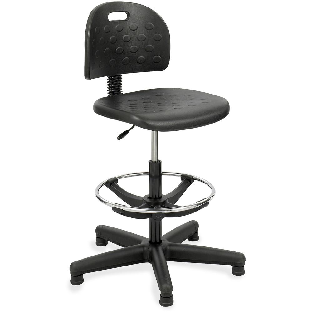 Soft Tough Economy Workbench Drafting Chair -Foam, Polyurethane Seat - Foam Back - 5-star Base