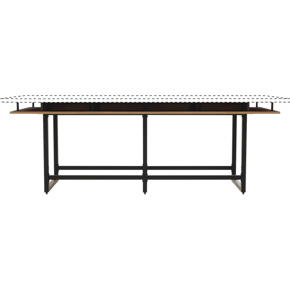 Safco Mirella 10'/12' Standing-Height Table Base - Material: Metal - Finish: Black