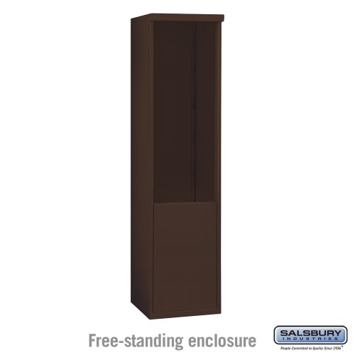 Free-Standing Enclosure - for 3711 Single Column Unit - Bronze