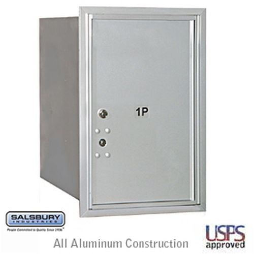 4C Horizontal Mailbox - 6 Door High Unit - Single Column - Stand-Alone Parcel Locker - Aluminum - Rear Loading - USPS Access