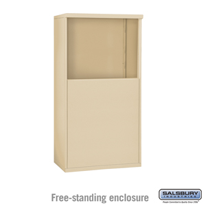 Free-Standing Enclosure - for 3706 Double Column Unit - Sandstone