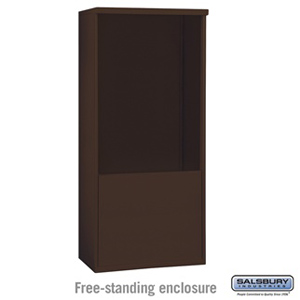 Free-Standing Enclosure - for 3711 Double Column Unit - Bronze