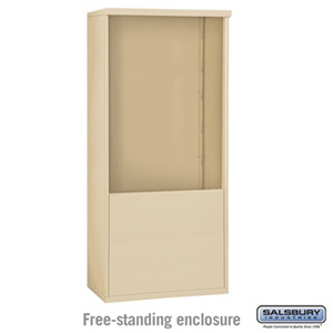Free-Standing Enclosure - for 3711 Double Column Unit - Sandstone