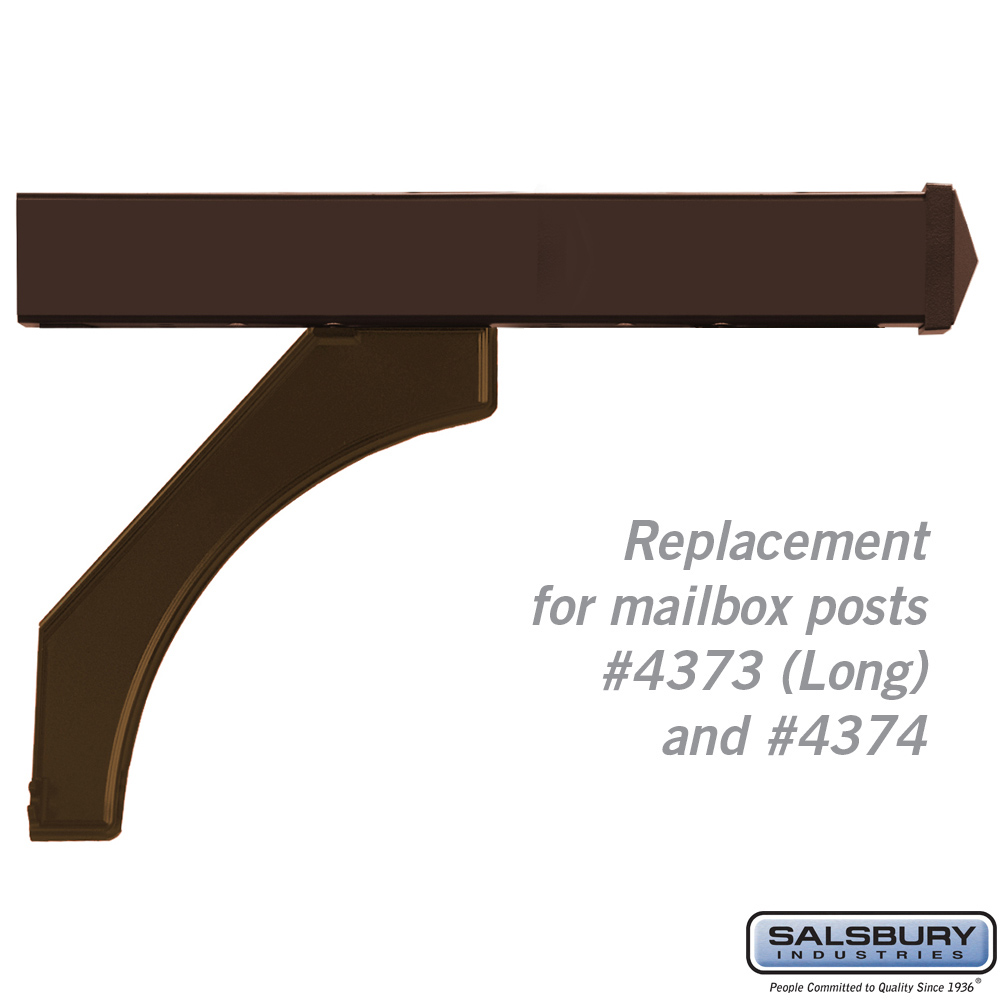 Arm Kit - Replacement for Deluxe Post for Designer Roadside Mailboxes - Bronze
