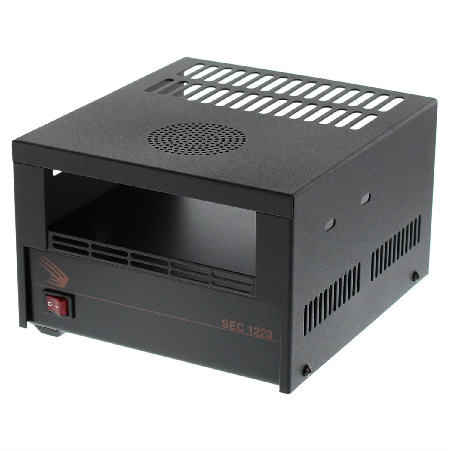 Samlex - SEC1223CDM Radio Cabinet & Sec1223 10 Amp Power Supply For Motorola Models Cdm750, Cdm1250, Cdm1550