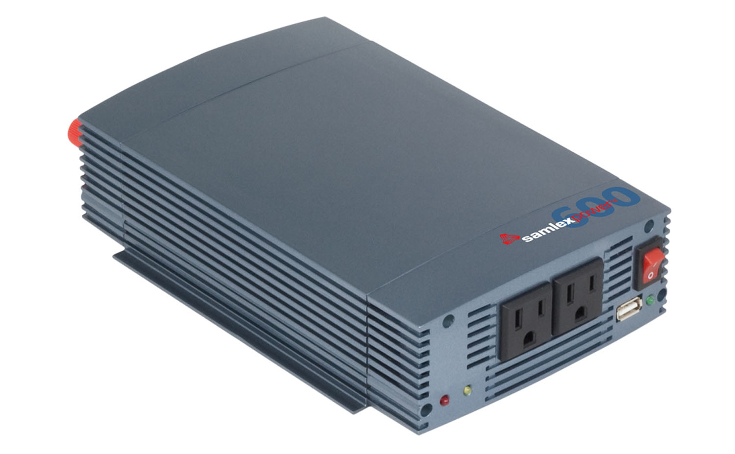 Samlex - 600 Watt Pure Sine Wave Inverter 12Vdc/115Vac With USB Port