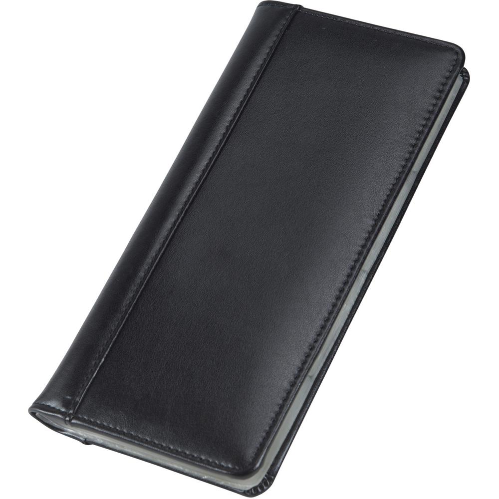 Samsill Regal Leather Business Card Holders - 96 Capacity - 4.50" Width x 10" Length - Leather Cover