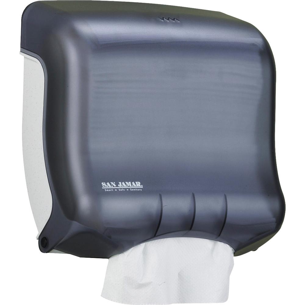 San Jamar UltraFold Towel Dispenser - C Fold, Multifold Dispenser - 240 x Sheet C Fold, 400 x Sheet Multifold - 11.5" Height x 1