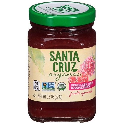 Santa Cruz Organic Seedless Red Raspberry Fruit Spread (6X9.5 OZ)