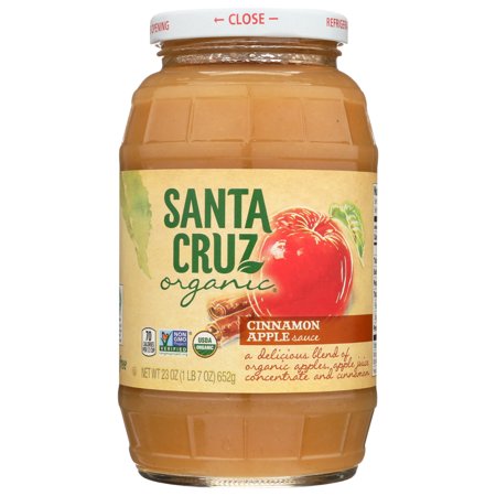 Santa Cruz Organic Cinnamon Applesauce (12x23 Oz)