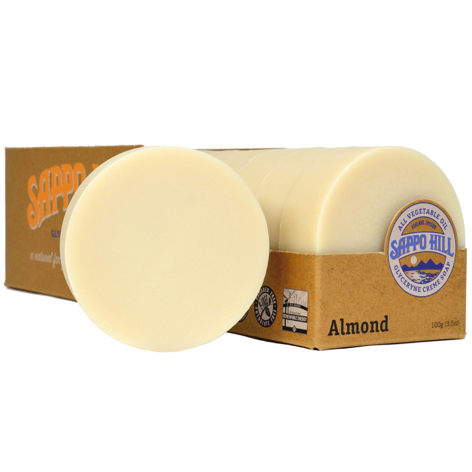 Sappo Hill Almond Glycerine Cream Soap (12x3.5 Oz)