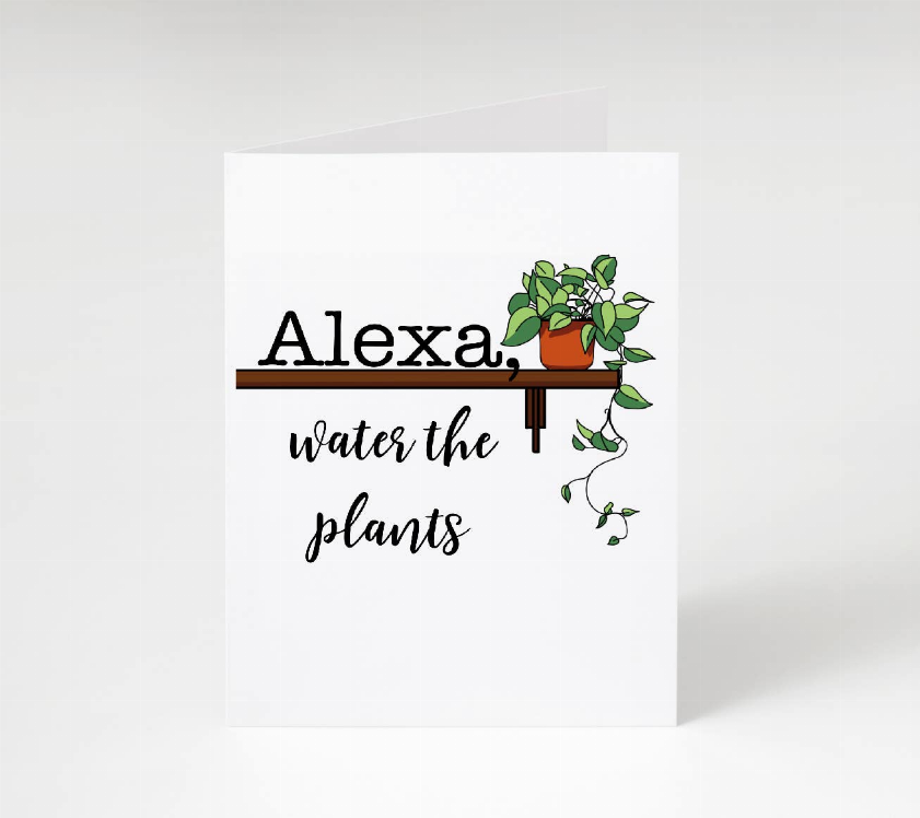 Card Alexa, Water The Plants