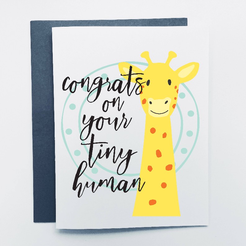 Congrats On Your Tiny Human Card