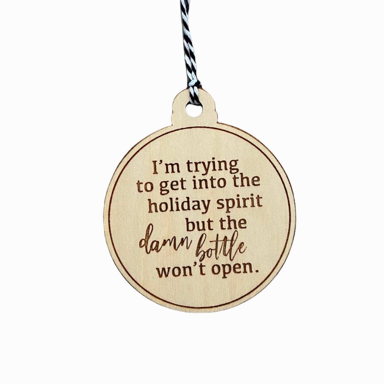 I'm Trying To Get Into The Holiday Spirit Holiday Ornament