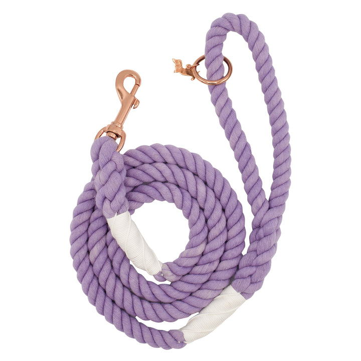 Rope Leash  5 Feet Purple  verona