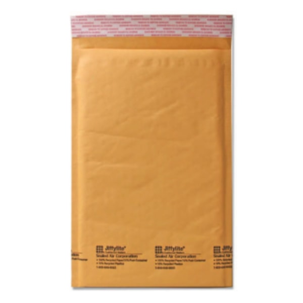 Sealed Air JiffyLite Cellular Cushioned Mailers - Bubble - #1 - 7 1/4" Width x 12" Length - Peel & Seal - Kraft - 25 / Carton - 