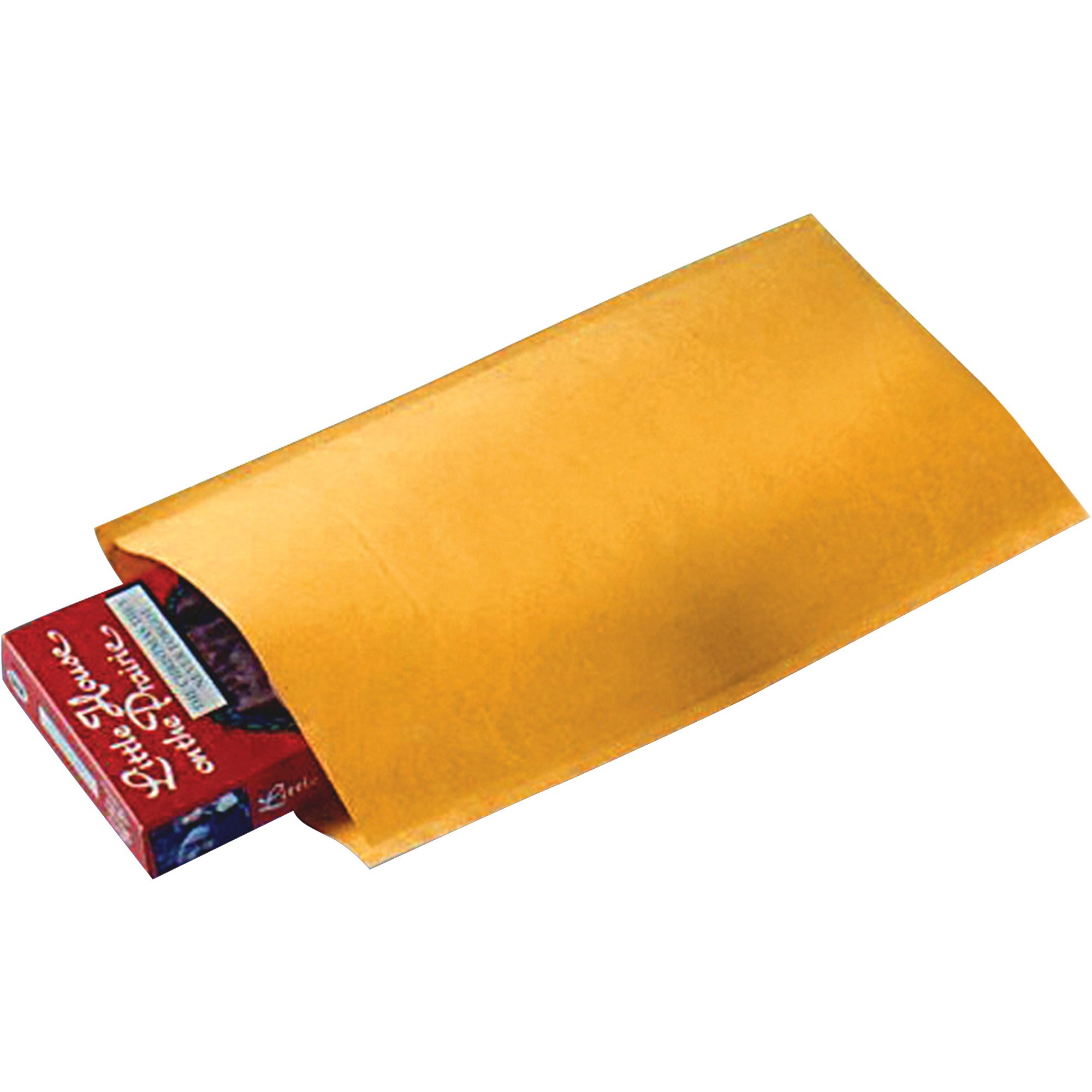 Sealed Air Jiffylite Bulk-packed Cushioned Mailers - Padded - #000 - 4" Width x 8" Length - Self-sealing - Satin, Kraft - 250 / 