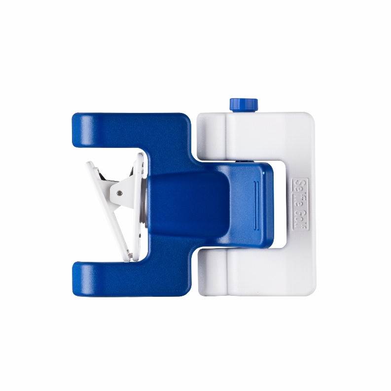 SelfieGolf - The Ultimate Cell Phone Clip System - Blue/White