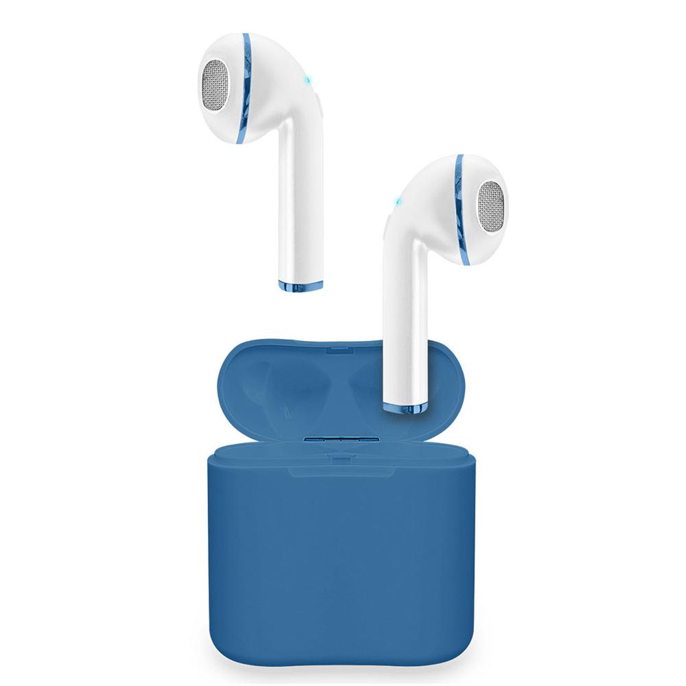 TW Earbuds w/ Charging Case blue