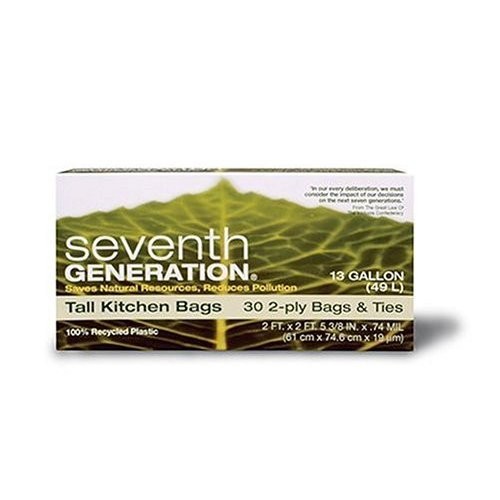 Seventh Generation Tall Kitchen Bag 13 Gal (1x30 CT)