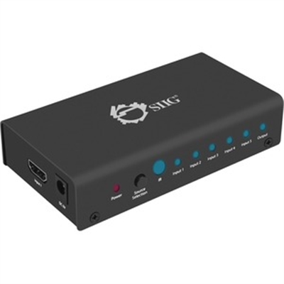 5x1 HDMI Switch 4K Support Rmt
